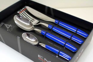 Servizio di posate 24 pezzi P13CR BLU