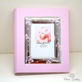 Album – Diario Portafoto Decoro Rosa Pois Con Orsetto
