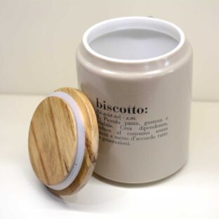 Biscottiera con tappo ermetico