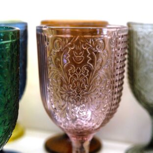 6 Calici Vino Multicolor