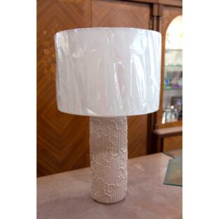 Lampada Con Paralume “Dentelle Rosè”