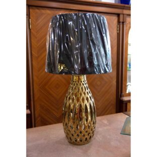 Lampada Con Paralume “Fusion Oro”