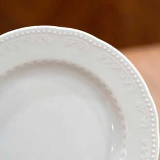 6 Piatto Pane Cm.16 "Wienna Bianco"