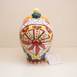 Barattolo Sale Ceramica Siciliana