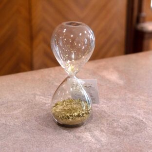 Clessidra Con Glitter Oro