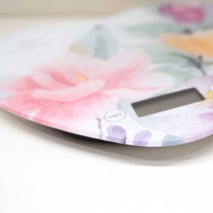 Bilancia Elettronica a Cuore "Fiori Aquarel"
