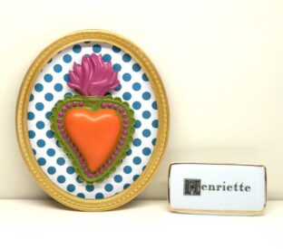 Quadretto Ovale con Cuore Collezione "Ton Coeur"