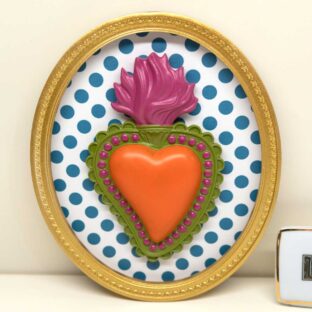 Quadretto Ovale con Cuore Collezione "Ton Coeur"